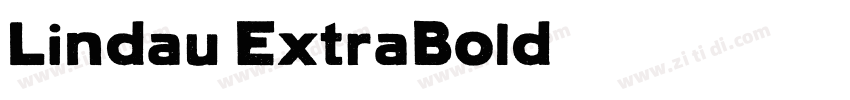 Lindau ExtraBold字体转换
